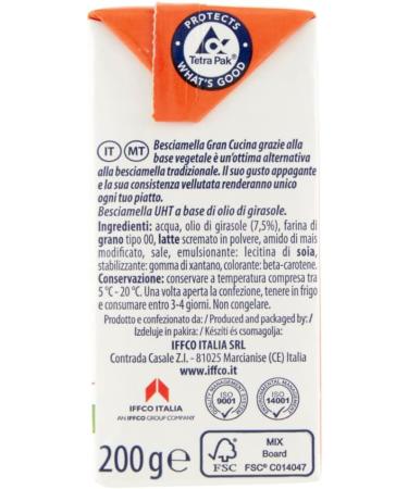  Italian Gourmet E.R. Gran Cucina Besciamella Set of 24 plant-based creams for cooking without palm oil 200 g + 400 g - Buy Online on GoSupps.com