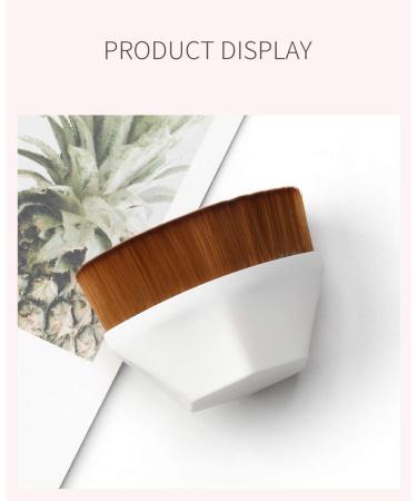 Tenmon Petal-Shaped Foundation Brush - Versatile Makeup Brush for Liquid Cream & Powder - Flawless Finish - Buy Online on GoSupps.com