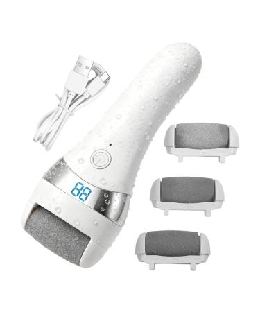 Dissolvant de callosit s pour pieds avec 3 t tes pour liminer les callosit s - Peau fissur e s che dure soin du talon maison voyage spa femmes hommes