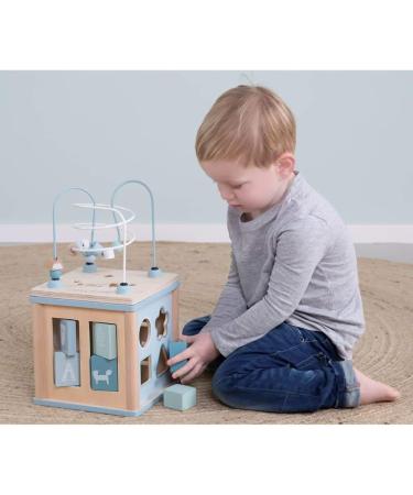 Little Dutch Activity Cube - Blue Motor Skills Loop Adventure for Kids | Shop Internationally - Buy Online on GoSupps.com