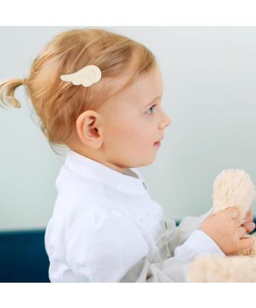 SOLUSTRE 1 Pair Angel Wings Hair Clips Plush Cute Hair Barrettes Christmas Hair Accessories for Girls Women (White) - Buy Online on GoSupps.com