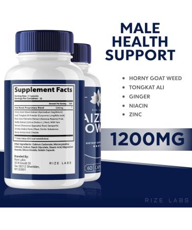 2 Pack Aizen Power for Men - All Natural Male Supplement for Energy & Performance Boost | AizenPower 24 Vitamin Reviews (120 Capsules - Buy Online on GoSupps.com