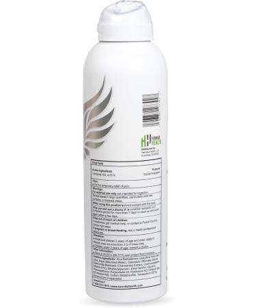 Lidosolve+ Pain Relief Spray 4% Lidocaine Vanilla Scent VIT B6 & B12 Aloe Vera - Buy Online on GoSupps.com