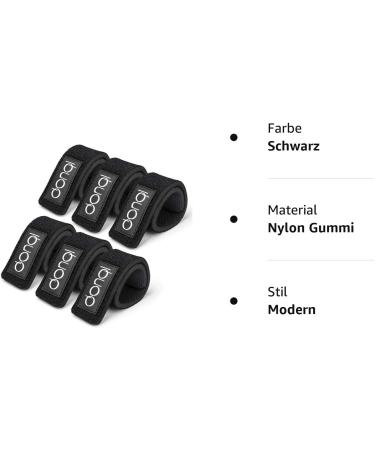 Buy Donql 6-Piece Fishing Rod Set with Adjustable Velcro Fasteners | Elastic Fishing Rod Belt Ties for Solid Gear | Spinning & Sea Rods - Durable & Reliable - Buy Online on GoSupps.com