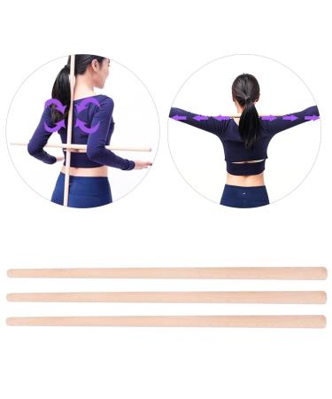 Yctze 3-Piece Set of Open Shoulder Back Corrector AntiHunchback Body Training Fitness Yoga Aid 2x70cm Rod Stretching - Buy Online on GoSupps.com