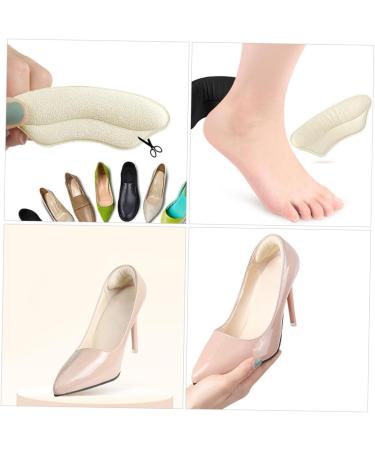 FOMIYES 12 Pairs Heel Pads - Convenient Heel Protectors & Inserts for Loose Shoes - Faux Leather Shoe Liner Stickers for Women - Portable Comfort Supplies - Buy Online on GoSupps.com
