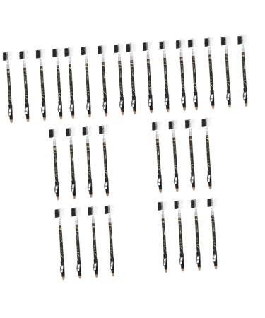 Beavorty 32 Pcs Two-in-one Eyebrow Pencil Eyebrow Pen Waterproof Brown Eyeliner Makeup Tools Brush