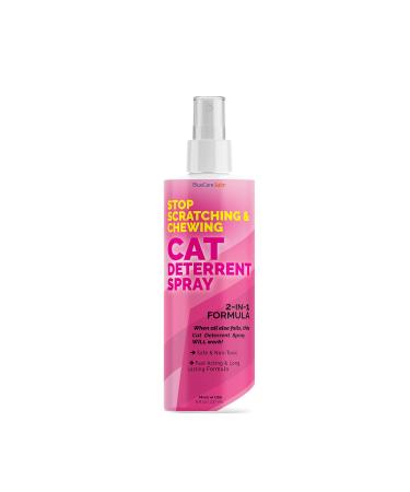 Cat Repellent Spray Anti Scratch Furniture Protector | Non-Toxic Cat Spray Deterrent | Cat & Kitten Bitter Spray Training Aid to Keep Cat Off & Establish Boundaries | Indoor & Outdoor Use, USA Product
