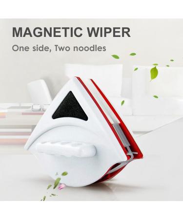 Doublesided Glass Wiper Magnetic Window Cleaner Laborsaving Fiber Cloth Efficient for Home for Doors (for 15 24mm / 0.6 0.9in Mid Hollow Glass) - Buy Online on GoSupps.com