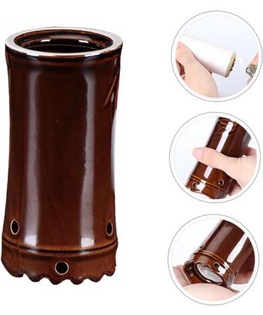 Frcolor Ceramic Moxibustion Pot - Ergonomic Moxa Stick Holder & Portable Moxa Burner for Health & Massage - Buy Online on GoSupps.com