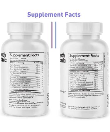 Women's Water Retention & Hormone Balance Capsules | 30 + 60 Capsules - Buy Online on GoSupps.com