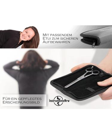 Premium Effilier Scissors | 5.5 Thinning Hairdressing Scissors with Storage Case - Perfect for Hairstyles & Modeling - Buy Online on GoSupps.com