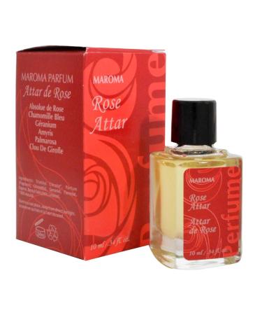 Maroma Fragrance Rose Attar .34 Fluid Ounce Rose 0.34 Fl Oz (Pack of 1) - Buy Online on GoSupps.com