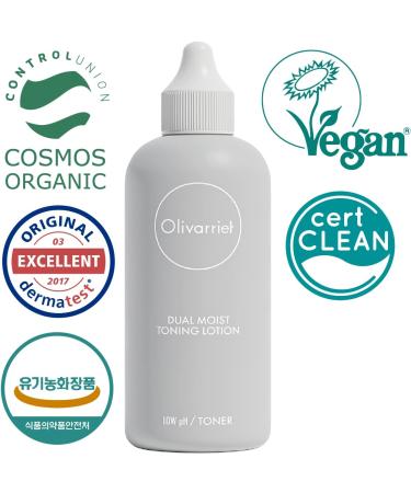 Olivarrier Dual Moist Toning Lotion - Unscented Organic Toner for Dry & Sensitive Skin - Buy Online on GoSupps.com