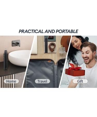 Premium Nose and Ear Hair Trimmer for Men & Women | Stainless Steel IPX7 Waterproof Easy Clean Clippers - Buy Online on GoSupps.com