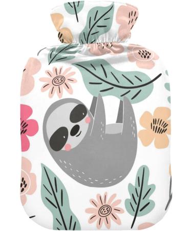 NAANLE Cartoon Sloth Hot Water Bottle - 1L Transparent with Warm & Cold Therapy for Bed Hand & Feet Pain Relief - Buy Online on GoSupps.com