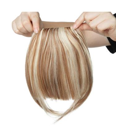 SEGO Pony Hairpiece Extensions - Light Brown & Bleach Blonde Clip In Bangs - One Piece Hair Extensions for Effortless Style - Buy Online on GoSupps.com