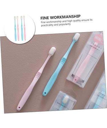 Gleavi 4-Piece Wangan Hair Toothbrush Set Sensitive Tooth Cleaning Brushes for Adults | Ideal for Pregnant Women | Japan Quality - Buy Online on GoSupps.com