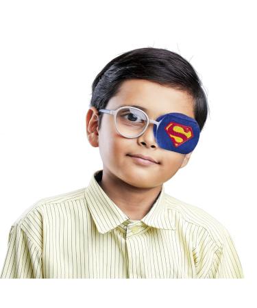 Eye Patch- Super Shield Eyeglass Eye Patch for Children by Patch Pals (Left Eye Coverage)