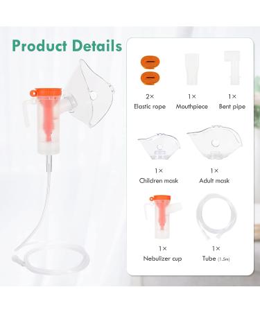 Carer Spark Inhaler Accessories Set | Universal Hose & Mouthpiece for Adults & Children - Long Cup Compatible - Buy Online on GoSupps.com