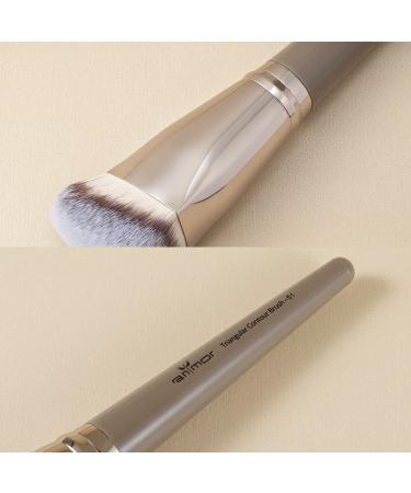 Anmor Contour Brush #0112-51 - Premium Triangular Makeup Brush for Contouring Cheeks, Forehead, and Jaw - Suitable for Powder, Liquid, and Cream Products - Buy Online on GoSupps.com