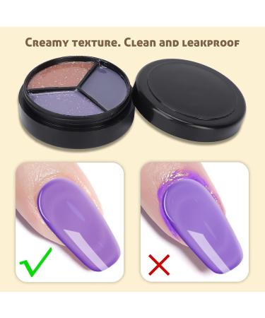 Gel Nail Polish Set 3 Colors Portable Gel Polish Cream Home Salon Nail Art Polish Gel Nail Gel Paint Nail Art Tool for Manicure Salon (#3) - Buy Online on GoSupps.com