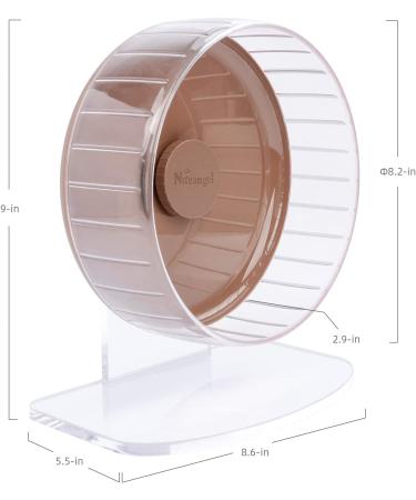 Super-Silent Hamster Exercise Wheel | Adjustable Quiet Spinner for Hamsters, Gerbils & Mice - Buy Online on GoSupps.com
