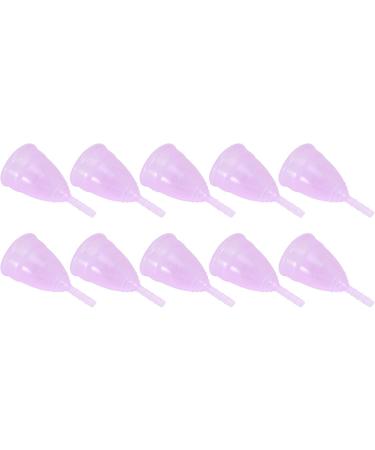 Menstrual Cup for Women - Silicone Reusable Hygiene Collector | 10pcs Pink Personal Care Tool - Eco-Friendly & Comfortable - Buy Online on GoSupps.com