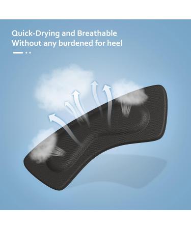 Inmaker Heel Cushions - Thickening Heel Pillows for Men Women & Children | 12-Piece Black Heel Support for All Shoe Types - Buy Online on GoSupps.com