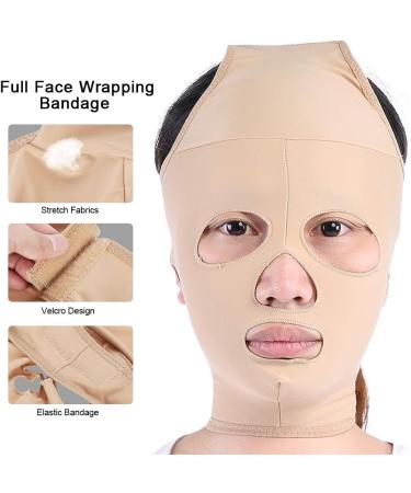 V Line Slimming Massage Belt | Full Face Lift Up Mask for Facial Lifting - Beauty Care Tool (M) - Buy Online on GoSupps.com