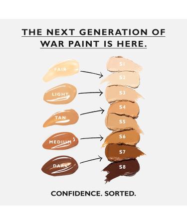 War Paint Concealer for Men The Stick Concealer Stick for Blemishes Dark Circles & Bags Under Eyes Fuss Coverage to Even Out Skin Tone - S4 Medium - Buy Online on GoSupps.com