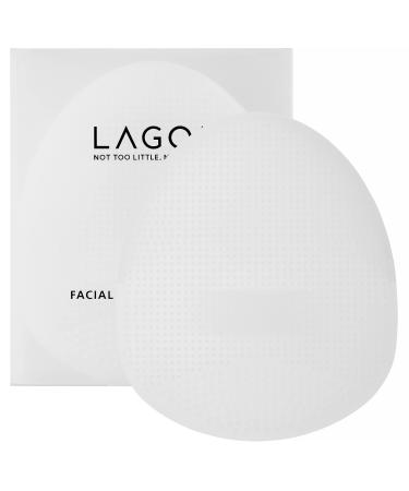 LAGOM Cellup Facial Cleansing Brush Medical-Grade Biocompatible Soft Silicone Pore Bristle Irritation-Free Deep Cleaning Gentle Face Wash Massage Scrub Exfoliating Pad for Sensitive Dry Oily All Skin