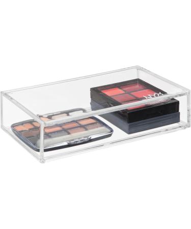 MDesign Large Cosmetics Organizer Box with Lid | Perfect Makeup Storage for Nail Polish & Powder | Transparent Makeup Organizer - Buy Online on GoSupps.com