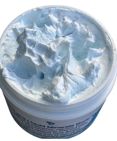 Diva Stuff Beef Tallow and Liquid Minerals Body Moisturizer Whipped With Calcium Blue Methylene Castor Oil Hyaluronic Acid and More Light Island Spa Scent 4oz