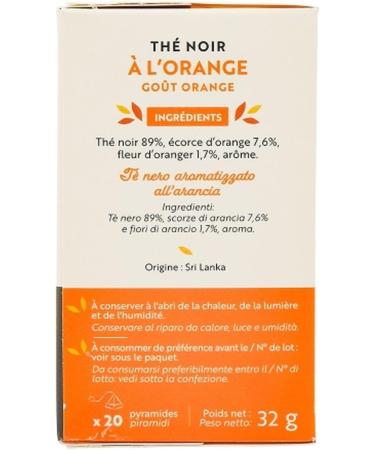  Renut Pack of 5 Orange Black Tea - 20 tea bags - 32g tin - Buy Online on GoSupps.com