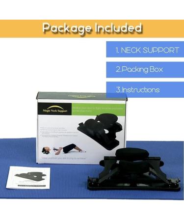 JLASDR Magic Neck Support Adjustable Cervical Vertebrae Relaxation for Neck & Shoulder Pain Relief - Buy Online on GoSupps.com