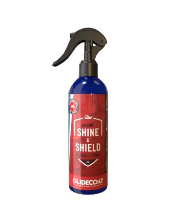 Glidecoat Marine Shine & Shield | 42% Ceramic Spray | Better than Boat Wax | Hydrophobic Spray with UV Protection | Marine Sealant Ceramic Spray | Sealant Boat Maintenance | 16oz 16 ounces