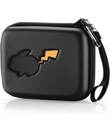 Tombert Hard-Shell Carrying Case for PTCG Trading Cards - Holds 400+ Cards - Perfect Gift for Boys - Fits Magic MTG and PTCG - Black Pika - Buy Online on GoSupps.com