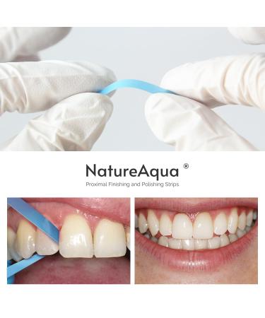 Natureaqua Harz Tooth Polishing Strips - 2.5mm Blue Dental Grinding Paper 6m Roll | Interdental Polishing Tool for Effective Tooth Care - Buy Online on GoSupps.com