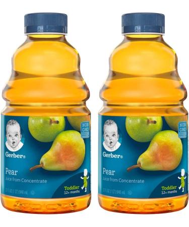 Gerber Nature Select Baby 100% Pear Juice 32 Fl Oz (Pack of 2) - All Natural Fruit Juice for Infants - Buy Online on GoSupps.com