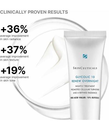 Glycolic 10 Renew Overnight by SkinCeuticals for Women - 1.7 oz Treatment - Buy Online on GoSupps.com