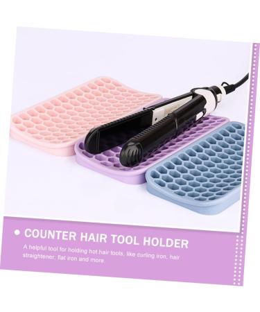 NOLITOY 2pcs Hairdressing Potholder Hair Curlers Silicone Straightener Holders Silicone Mat for Hair Tools - Buy Online on GoSupps.com