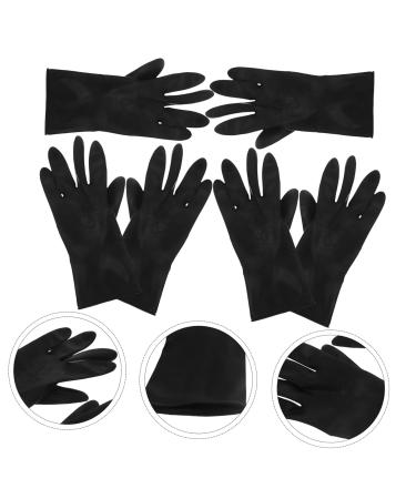 MERRYHAPY 3 Pairs Hair Shampoo Gloves Hair Dye Glove Barber Gloves Hair Salon Gloves - Buy Online on GoSupps.com