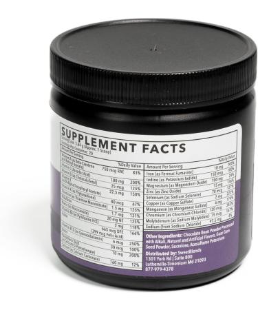 Chocolate Protein Powder Flavoring with Daily Multi-Vitamin - 20 Servings | Enhance & Customize Your Protein Shake - Buy Online on GoSupps.com