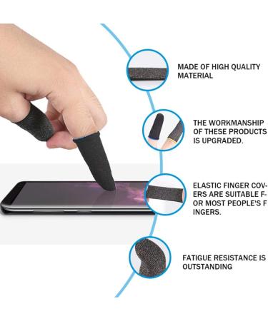 5 Pairs Finger Cot Sleeves - Enhanced Control for Mobile Gaming & Touch Screen Devices - International Shipping Available - Buy Online on GoSupps.com