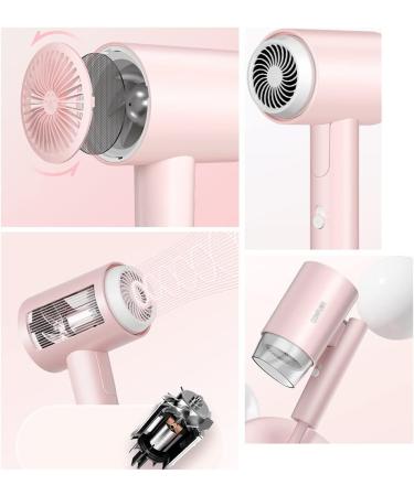 Travel Hair Dryer 1100W Ionic Light Hair Dryer with Wind Concentrator Low Noise Overheat Protection Ideal for Vacation - Buy Online on GoSupps.com
