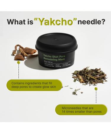 Yakcho Shot Pore Remodeling Mask | Intensive Exfoliating Face Mask for Minimizing Pores & Excess Oil | Korean Skincare Solution - Buy Online on GoSupps.com