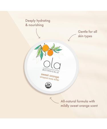 Buy Dr. Mercola Ola Botanical Sweet Orange Whipped Body Butter 4 Oz | Deeply Hydrate & Nourish with Organic Shea Butter | USDA Organic & Non-GMO - Buy Online on GoSupps.com