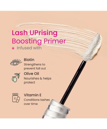 JOAH Eyelash Primer: Uprising Boosting Lash Primer with Biotin, Vitamin E & Olive Oil - Vegan, Cruelty-Free, Clear Formula - Buy Online on GoSupps.com