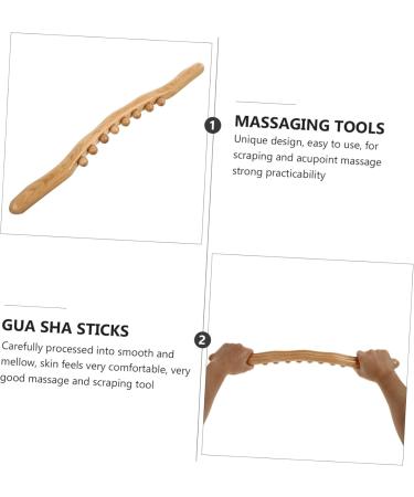 Gleavi 1stk SHA Apparatus - Wooden Back Massage Device for Tendon Pulling & Trigger Point Relief | Portable Muscle Soreness Roller - Buy Online on GoSupps.com